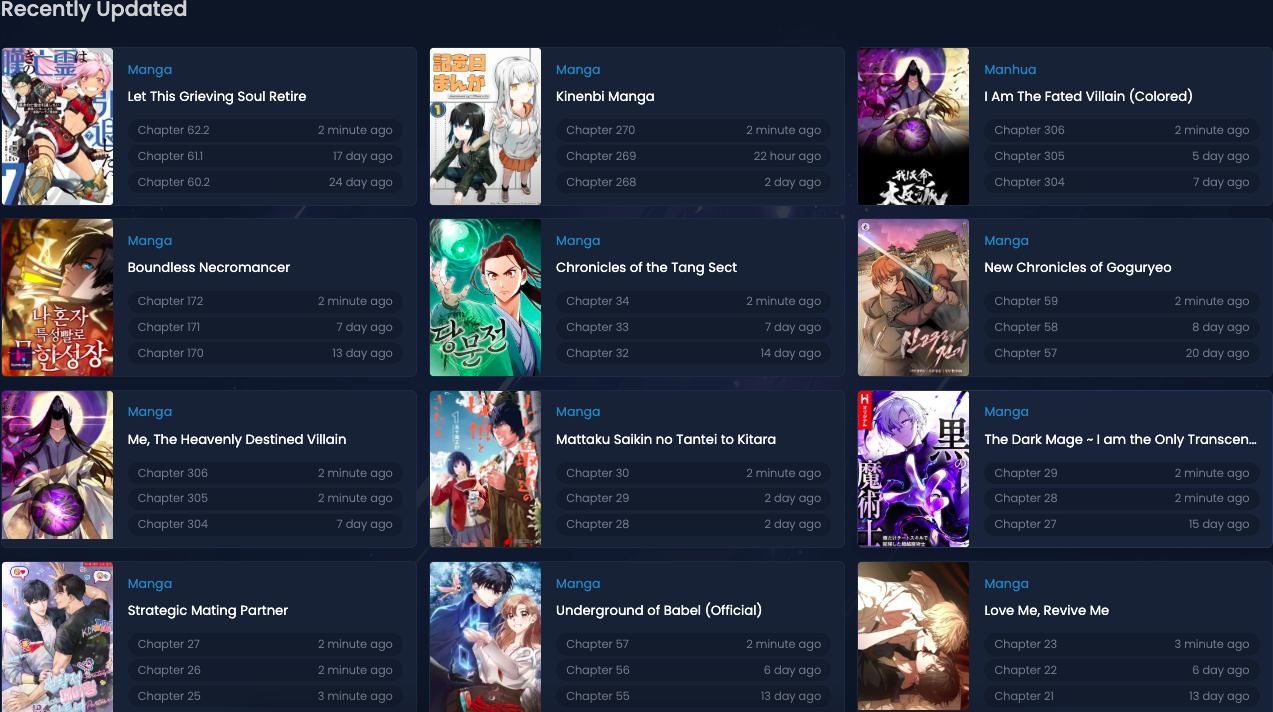 Batoto Popular Genres